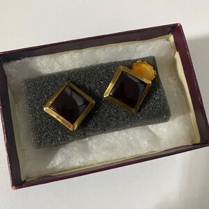 Swank 12k GF Square Cufflinks & Tie Pin